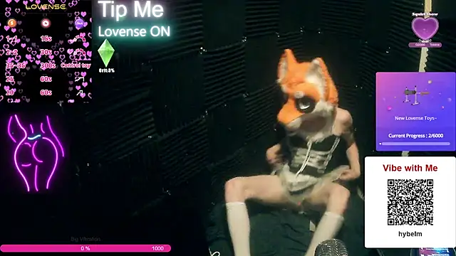 FoxieHikari online show from 19, 2, 2025