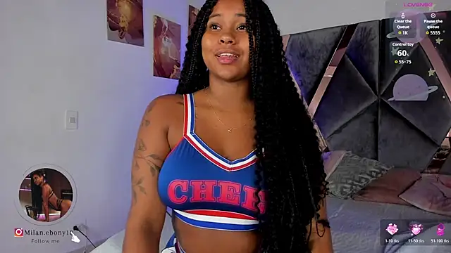 Snapshot of Milan_ebony chatting on 6, 7, 2026 Milan ebony online show from 6, 7, 2026