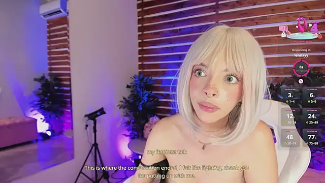 Sapphire Venuss online show from 20, 2, 2026