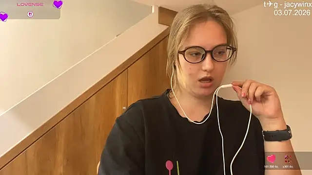 Snapshot of JacyWinslat chatting on 3, 7, 2026 JacyWinslat online show from 3, 7, 2026
