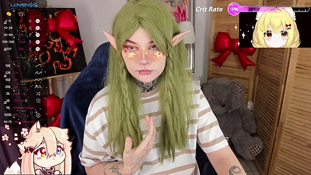 Snapshot of mekurisu chatting on 22, 2, 2026 mekurisu online show from 22, 2, 2026