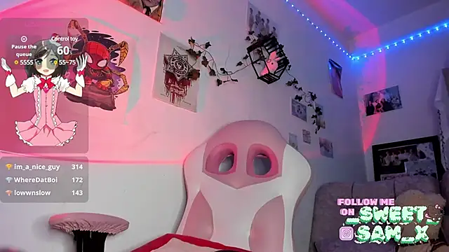 sweet Samx online show from 15, 2, 2025