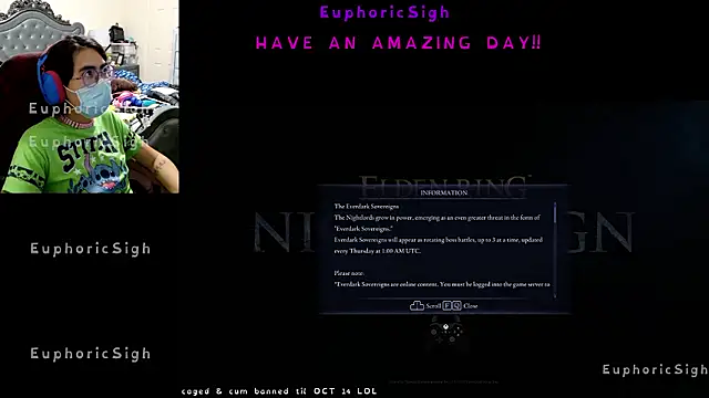 EuphoricSigh online show from 13, 7, 2026