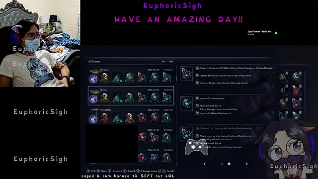 EuphoricSigh online show from 4, 6, 2026