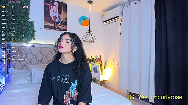 CurlyRose   online show from 17, 9, 2025