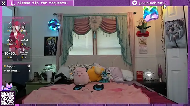 Snapshot of v3n0mb1t3z chatting on 12, 9, 2025 v3n0mb1t3z online show from 12, 9, 2025