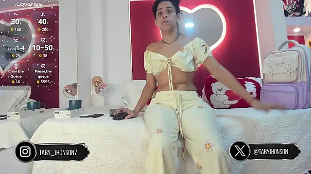 TabyJhonson online show from 13, 2, 2026