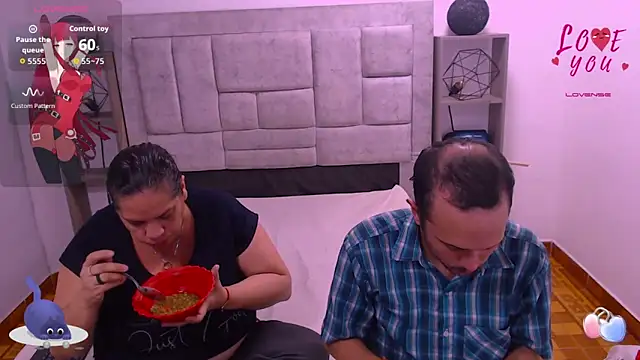 Candy and Jh0n online show from 24, 2, 2026