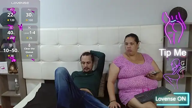 Candy and Jh0n online show from 12, 9, 2025