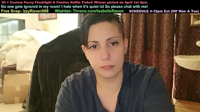 IsabelleRaven online show from 20, 3, 2026