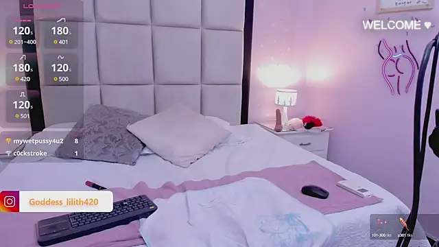 Goddess  Lilith online show from 4, 12, 2024