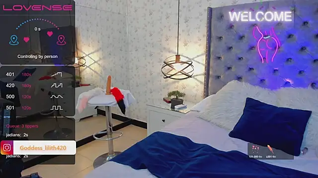 Goddess  Lilith online show from 8, 12, 2024