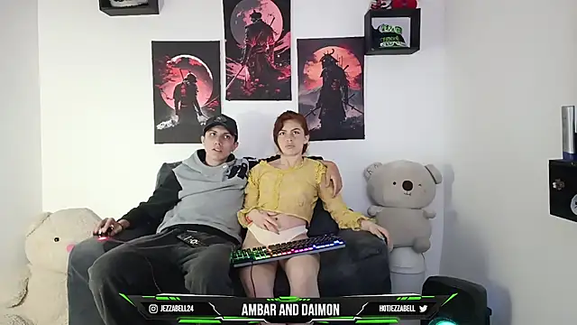 Ambar and daimon  online show from 2, 2, 2025