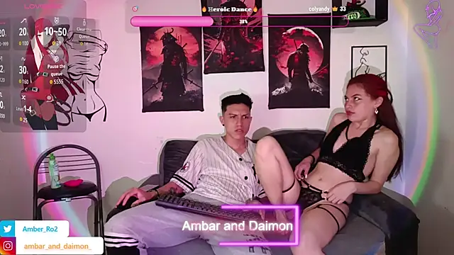 Ambar and daimon  online show from 19, 9, 2025