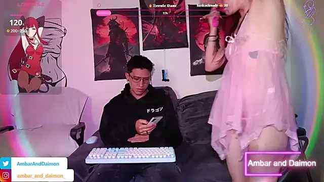 Ambar and daimon  online show from 29, 9, 2025