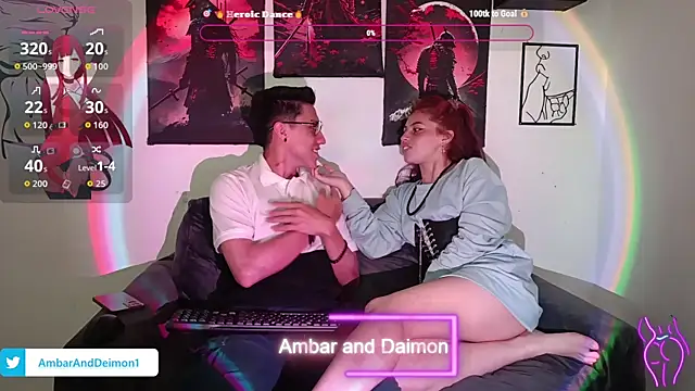 Ambar and daimon  online show from 12, 9, 2025