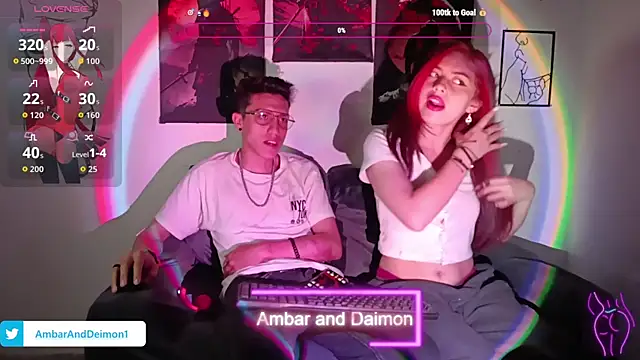 Ambar and daimon  online show from 16, 9, 2025