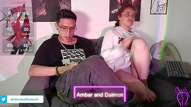 Ambar and daimon  online show from 9, 9, 2025