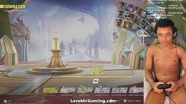 Snapshot of lovemirgaming chatting on 7, 10, 2025 lovemirgaming online show from 7, 10, 2025