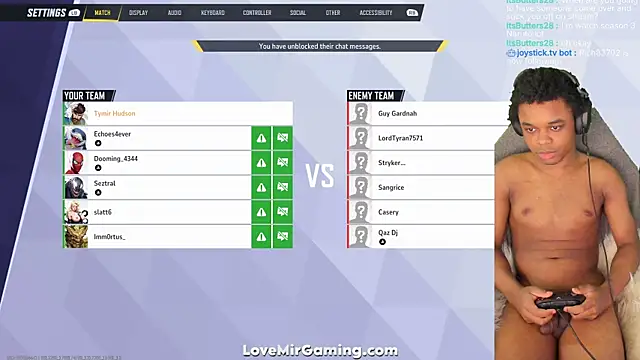 Snapshot of lovemirgaming chatting on 29, 9, 2025 lovemirgaming online show from 29, 9, 2025