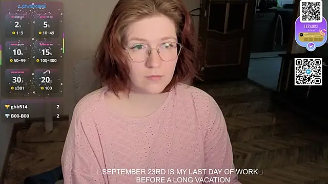 LesyaOxi online show from 15, 9, 2025