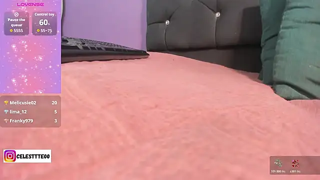 celesstte 00 online show from 5, 1, 2026