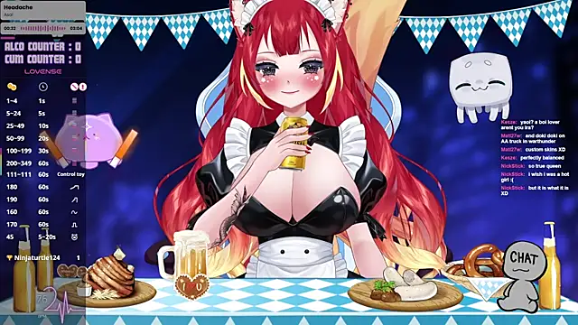 LewdKira VT online show from 1, 10, 2025