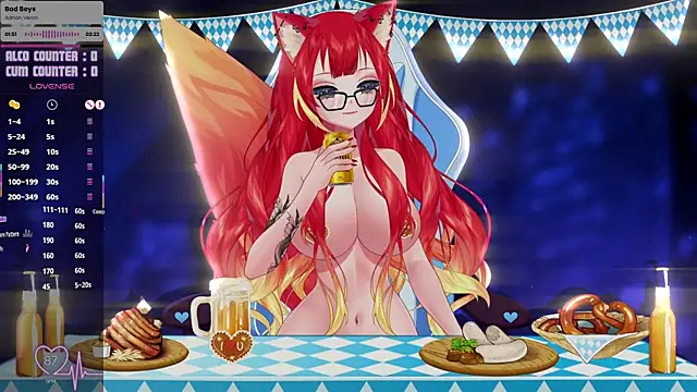 LewdKira VT online show from 26, 9, 2025