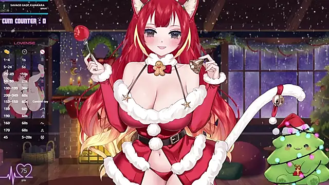 LewdKira VT online show from 18, 12, 2025