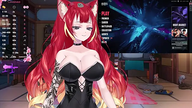 LewdKira VT online show from 22, 2, 2025