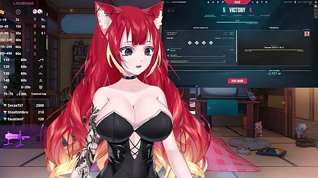 LewdKira VT online show from 26, 2, 2025