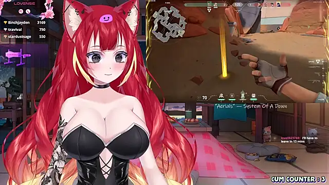 LewdKira VT online show from 18, 3, 2025