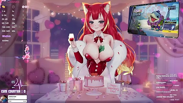 LewdKira VT online show from 15, 2, 2026