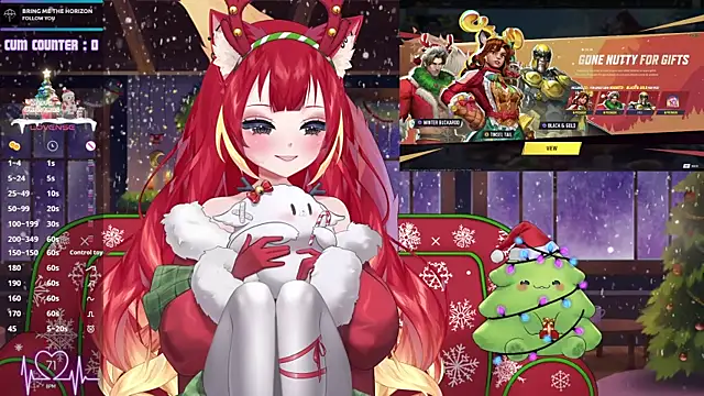 LewdKira VT online show from 19, 12, 2025