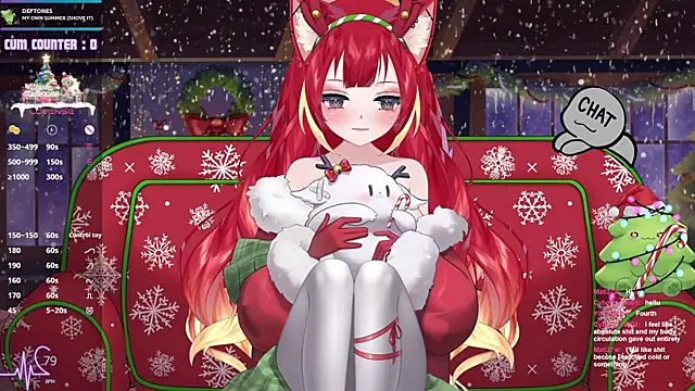 LewdKira VT online show from 20, 12, 2025