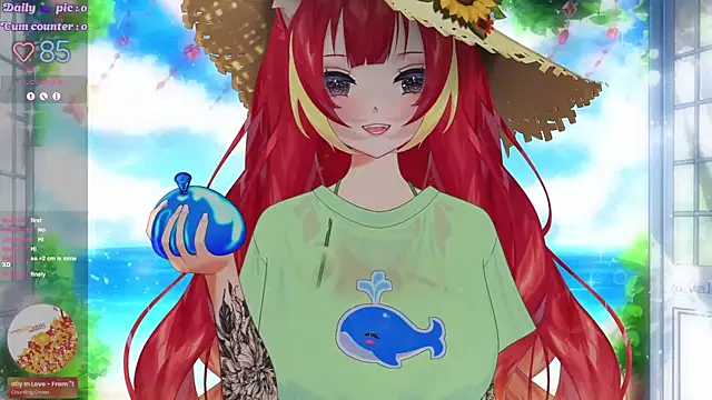 LewdKira VT online show from 19, 6, 2026
