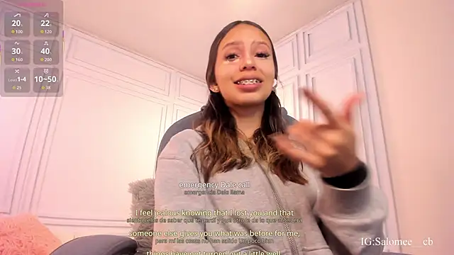 Salome  evans online show from 18, 12, 2025