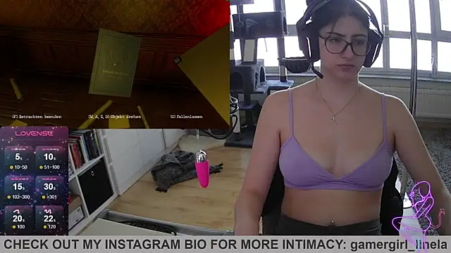 Gamergirl-Linela online show from 21, 10, 2025