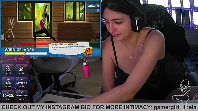 Gamergirl-Linela online show from 18, 12, 2025