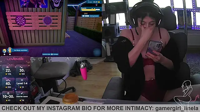 Gamergirl-Linela online show from 16, 12, 2025