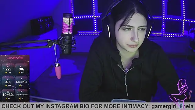 Gamergirl-Linela online show from 15, 9, 2025