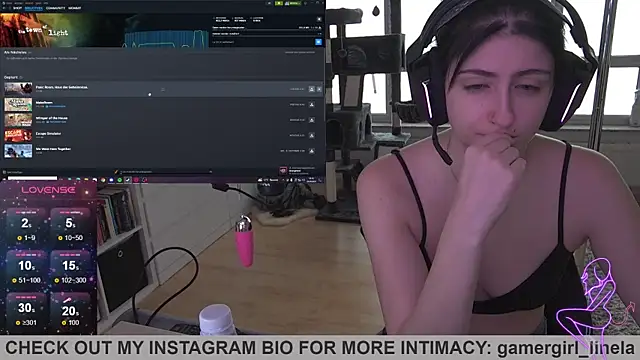 Gamergirl-Linela online show from 23, 9, 2025