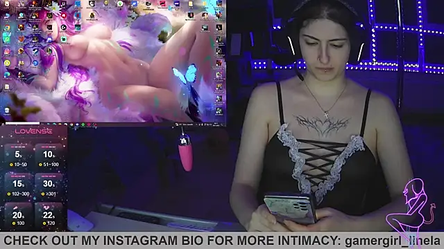 Gamergirl-Linela online show from 10, 11, 2025