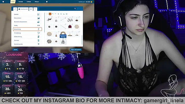 Gamergirl-Linela online show from 14, 12, 2025