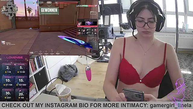 Gamergirl-Linela online show from 29, 9, 2025