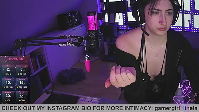 Gamergirl-Linela online show from 9, 10, 2025