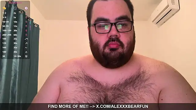 alexxxbear online show from 12, 2, 2026