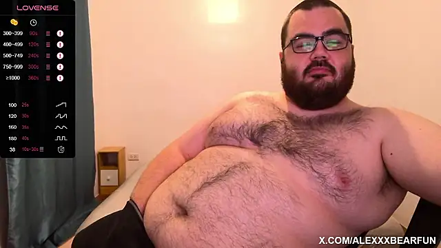alexxxbear online show from 10, 1, 2026