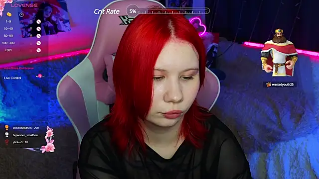 Little kitsune1707 online show from 27, 2, 2025