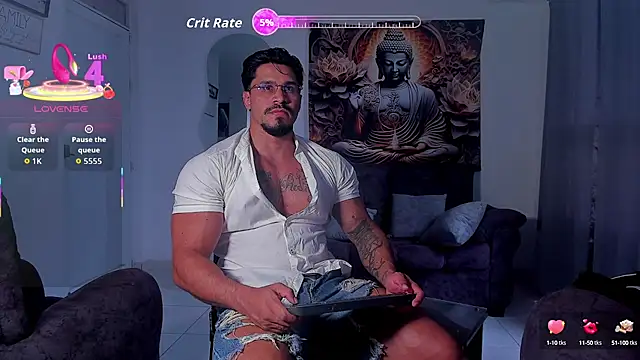 Valentino Dosantos  online show from 3, 10, 2025